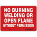 Safety Sign 7 in x 10 in Polyethylene