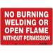 Safety Sign 10 in x 14 in Polyethylene