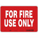 Safety Sign 7 in x 10 in Aluminum