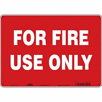 Safety Sign 10 in x 14 in Aluminum