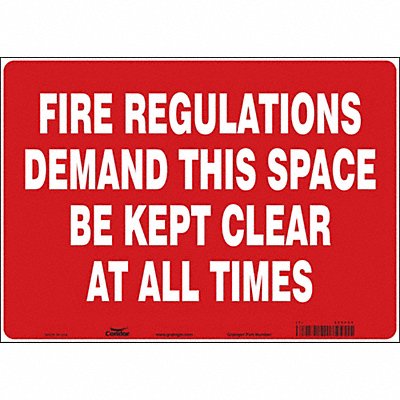 Safety Sign 10 in x 14 in Vinyl