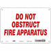 Safety Sign 7 in x 10 in Aluminum