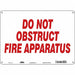 Safety Sign 10 in x 14 in Aluminum
