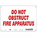 Safety Sign 7 in x 10 in Polyethylene