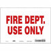 Safety Sign 7 in x 10 in Vinyl