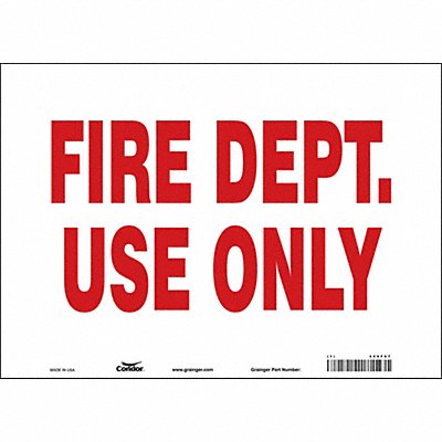 Safety Sign 10 in x 14 in Vinyl