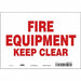 Safety Sign 7 in x 10 in Vinyl