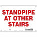 Safety Sign 7 in x 10 in Aluminum