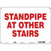 Safety Sign 10 in x 14 in Polyethylene
