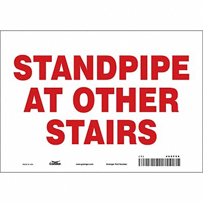 Safety Sign 7 in x 10 in Vinyl