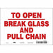 Safety Sign 7 in x 10 in Vinyl