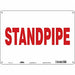 Safety Sign 10 in x 14 in Polyethylene