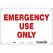 Safety Sign 7 in x 10 in Aluminum