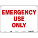 Safety Sign 10 in x 14 in Aluminum