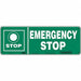 Safety Sign 5 in x 14 in Polyethylene