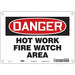 Safety Sign 7 in x 10 in Polyethylene