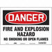 Safety Sign 10 inx14 in Vinyl