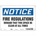 Safety Sign 7 in x 10 in Aluminum
