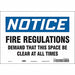 Safety Sign 7 in x 10 in Vinyl