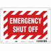 Safety Sign 7 in x 10 in Polyethylene