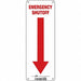 Safety Sign 14 in x 5 in Aluminum