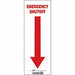 Safety Sign 14 in x 5 in Vinyl