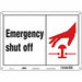 Safety Sign 10 in x 14 in Polyethylene