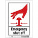 Safety Sign 10 in x 7 in Vinyl