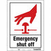 Safety Sign 14 in x 10 in Vinyl