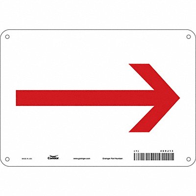 Safety Sign 7 in x 10 in Polyethylene