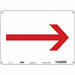 Safety Sign 10 in x 14 in Polyethylene