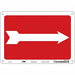 Safety Sign 7 in x 10 in Polyethylene