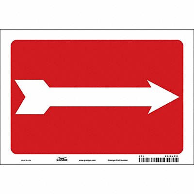 Safety Sign 7 in x 10 in Vinyl