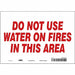 Safety Sign 7 in x 10 in Vinyl