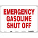 Safety Sign 10 in x 14 in Polyethylene