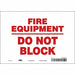 Safety Sign 7 in x 10 in Vinyl