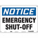 Safety Sign 10 in x 14 in Polyethylene