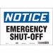 Safety Sign 7 in x 10 in Vinyl
