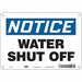Safety Sign 7 in x 10 in Aluminum
