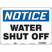 Safety Sign 10 in x 14 in Aluminum