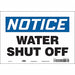 Safety Sign 7 in x 10 in Vinyl