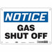 Safety Sign 7 in x 10 in Aluminum
