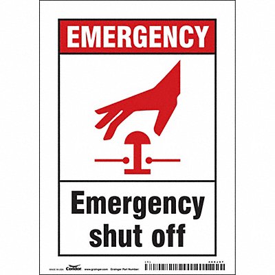 Safety Sign 7 in x 5 in Vinyl