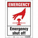 Safety Sign 14 in x 10 in Vinyl