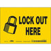 Safety Sign 5 inx7 in Vinyl