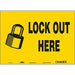 Safety Sign 10 in x 14 in Vinyl