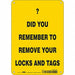 Safety Sign 10 inx7 in Aluminum
