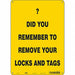 Safety Sign 14 inx10 in Polyethylene