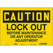 Safety Sign 10 inx14 in Vinyl