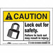 K0107 Safety Sign 3 1/2 inx5 in Vinyl